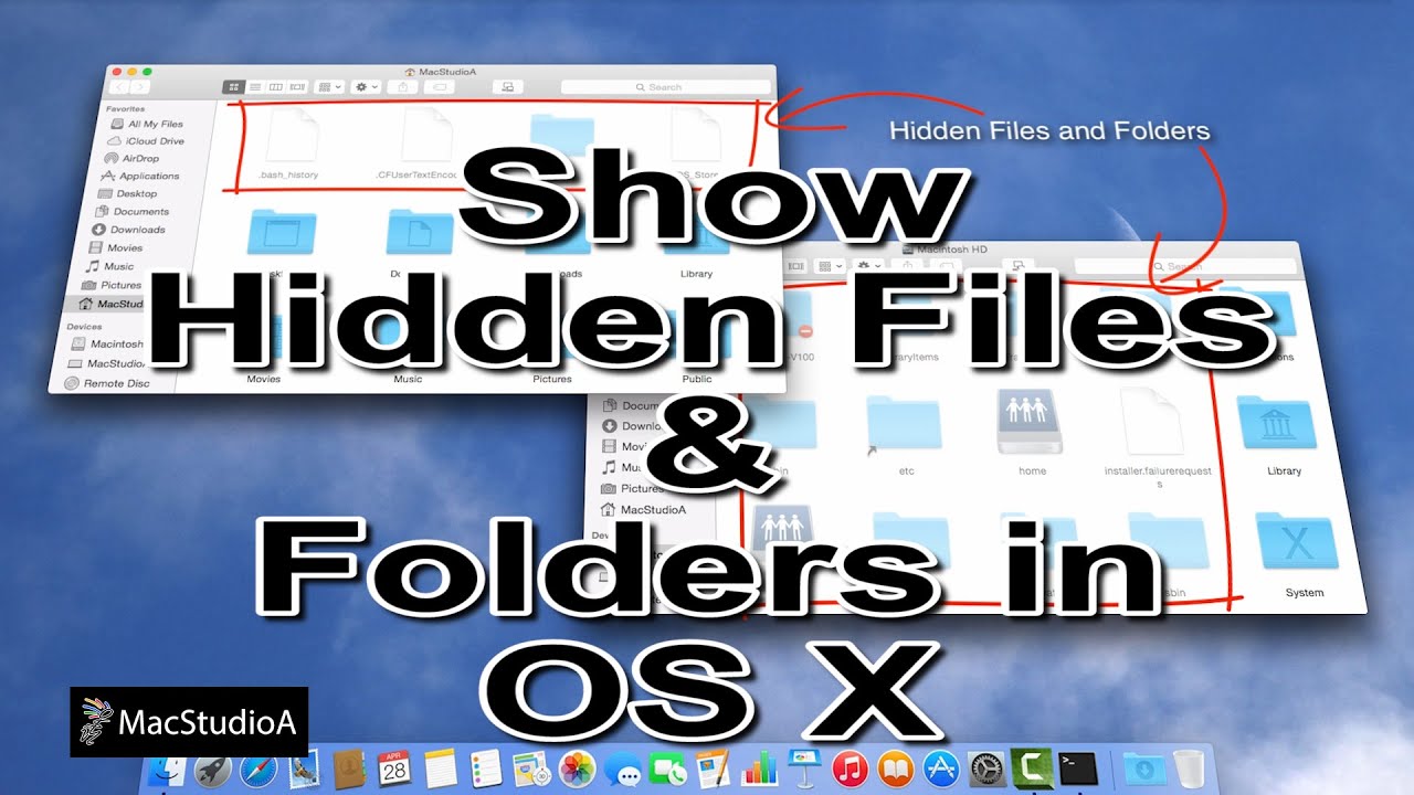 hide folders in mac